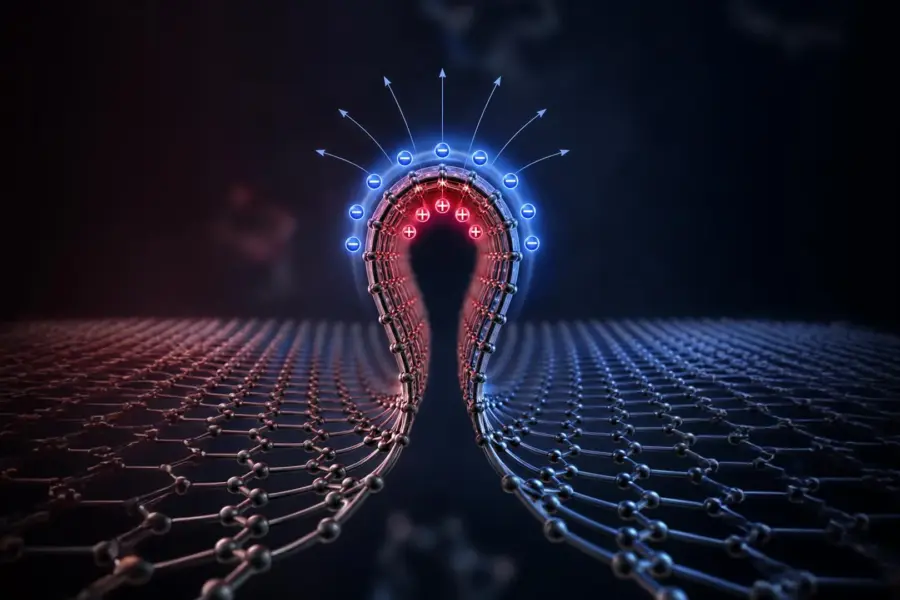 Tiny graphene wrinkles create surprisingly powerful electrical effects